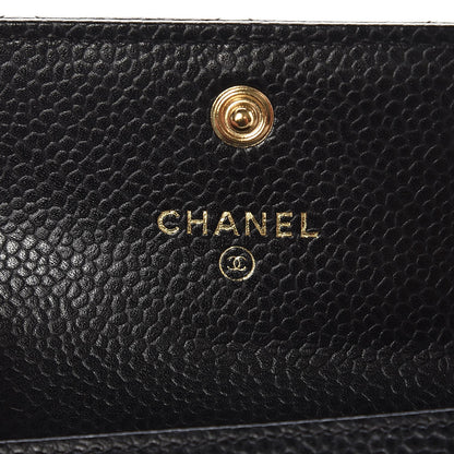 Chanel Caviar Quilted Flap Card Holder Black 5 of 9