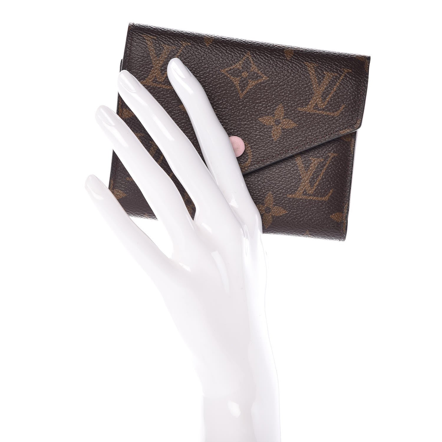 Louis Vuitton Monogram Victorine Wallet Rose Ballerine 2 of 9