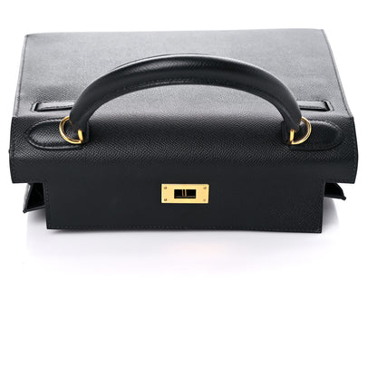 Hermes Epsom Kelly Sellier 28 Black 16 of 37