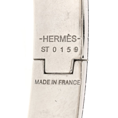 Hermes Narrow Enamel Clic Clac H Bracelet PM Bleu Royal 4 of 5