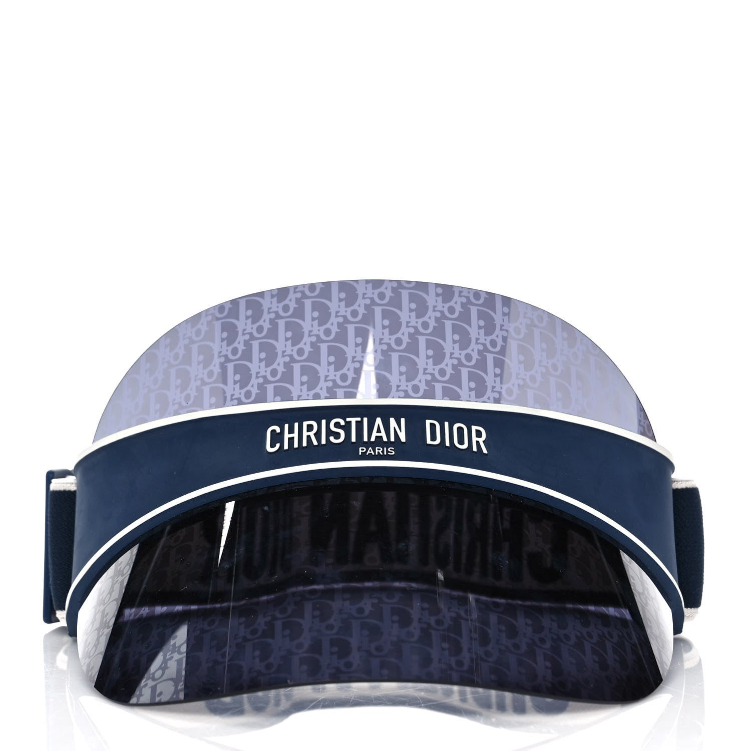 Christian Dior Oblique DiorClub V1U Sun Visor Blue 2 of 6