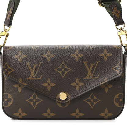 Louis Vuitton Monogram Felicie Strap & Go Kaki 7 of 9