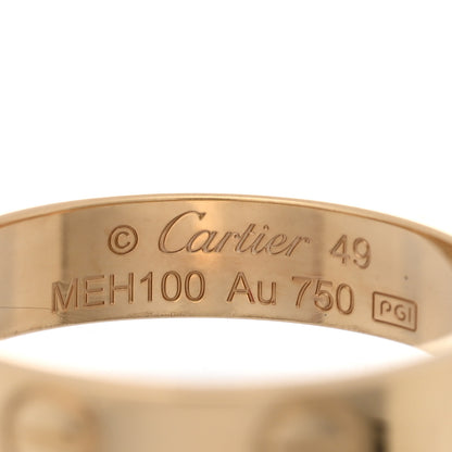 Cartier 18K Yellow Gold 3.5mm LOVE Wedding Band Ring 49 5 5 of 6