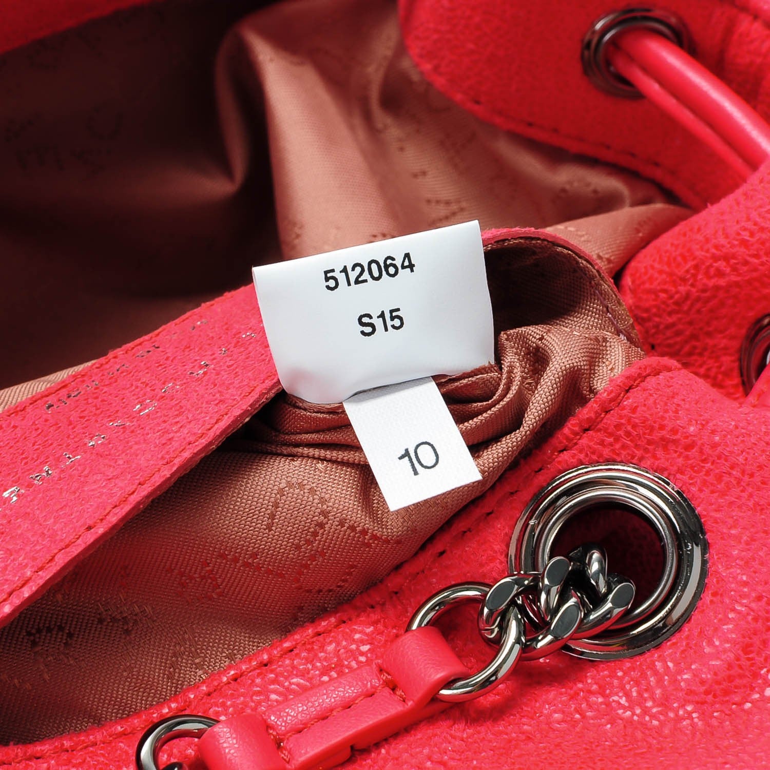 Stella McCartney Shaggy Deer Mini Falabella Backpack Pink Fluo 8 of 8