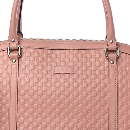 Gucci Soft Microguccissima Large Dome Satchel Soft Pink 12 of 14