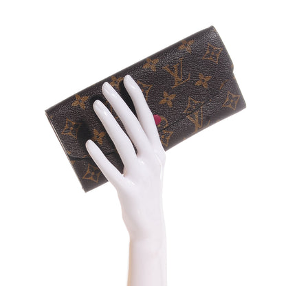 Louis Vuitton Monogram Emilie Wallet Fuchsia 2 of 8