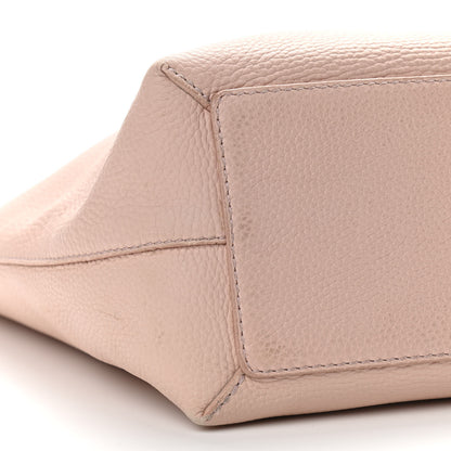 Burberry Grainy Calfskin Remington Tote Pale Ash Rose 8 of 10