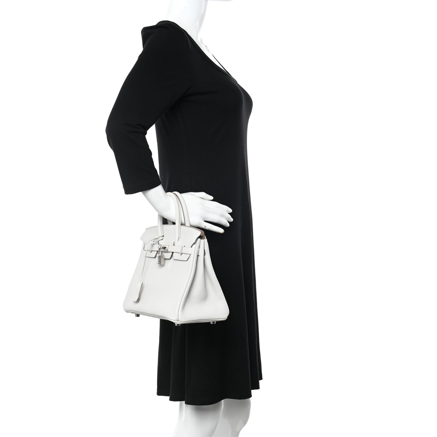 Togo Birkin 25 Gris Pale