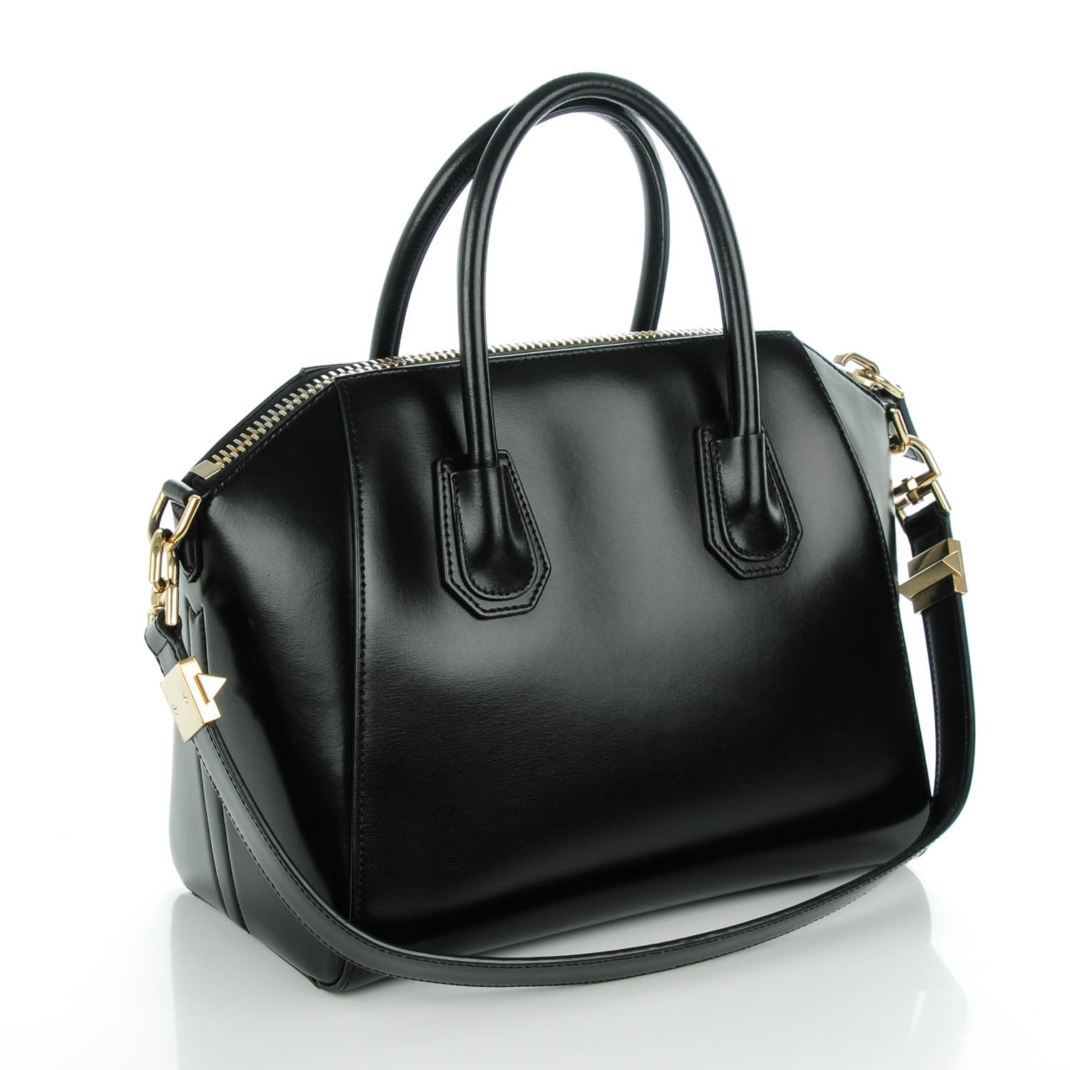 Givenchy Shiny Lord Calfskin Small Antigona Black 3 of 7