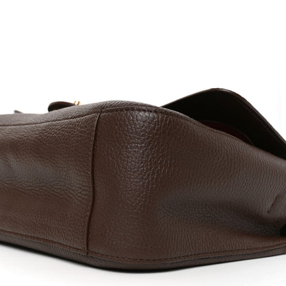 Chanel Grained Calfskin Small Souplissimo Maxi Flap Brown 10 of 11