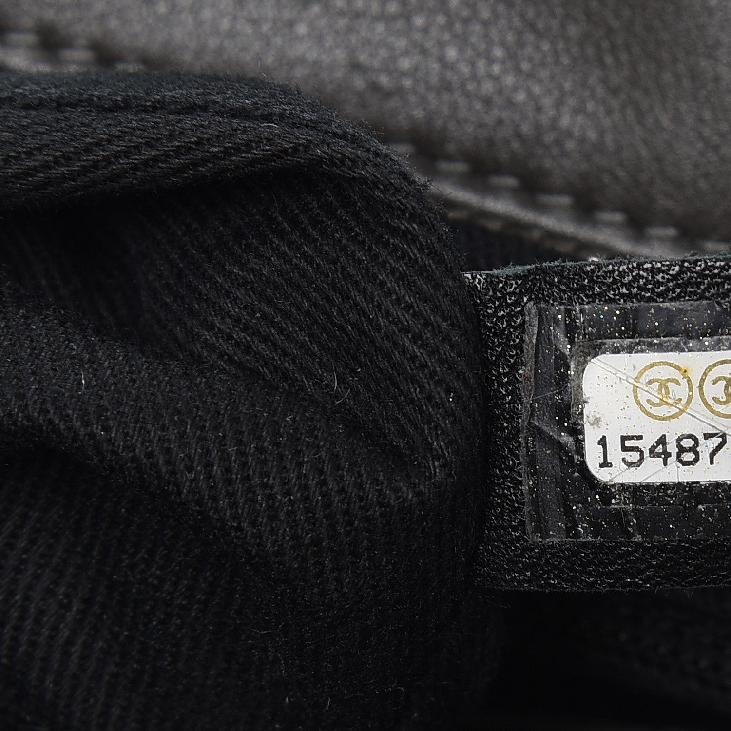 Chanel Iridescent Calfskin Quilted In The Mix Shopping Tote Dark Grey 7 of 13