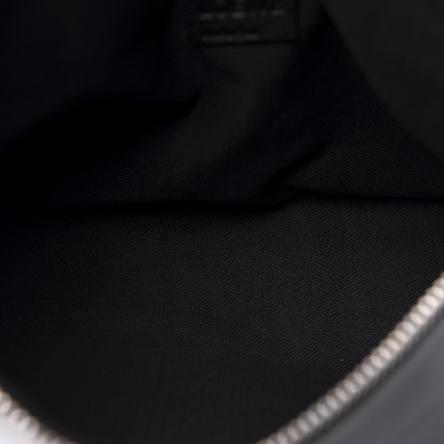 Calfskin T Pouch Bag Black