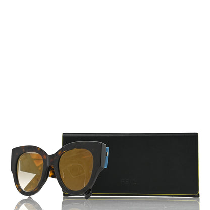 Fendi Acetate Facets Oversized Sunglasses FF 0264/S Havana 7 of 7