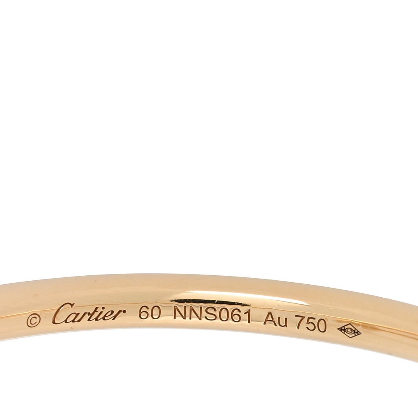 18K Yellow Gold Small Juste Un Clou Ring 60 9