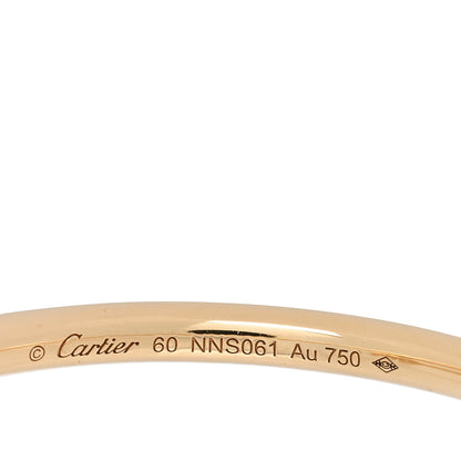 Cartier 18K Yellow Gold Small Juste Un Clou Ring 60 9 4 of 5