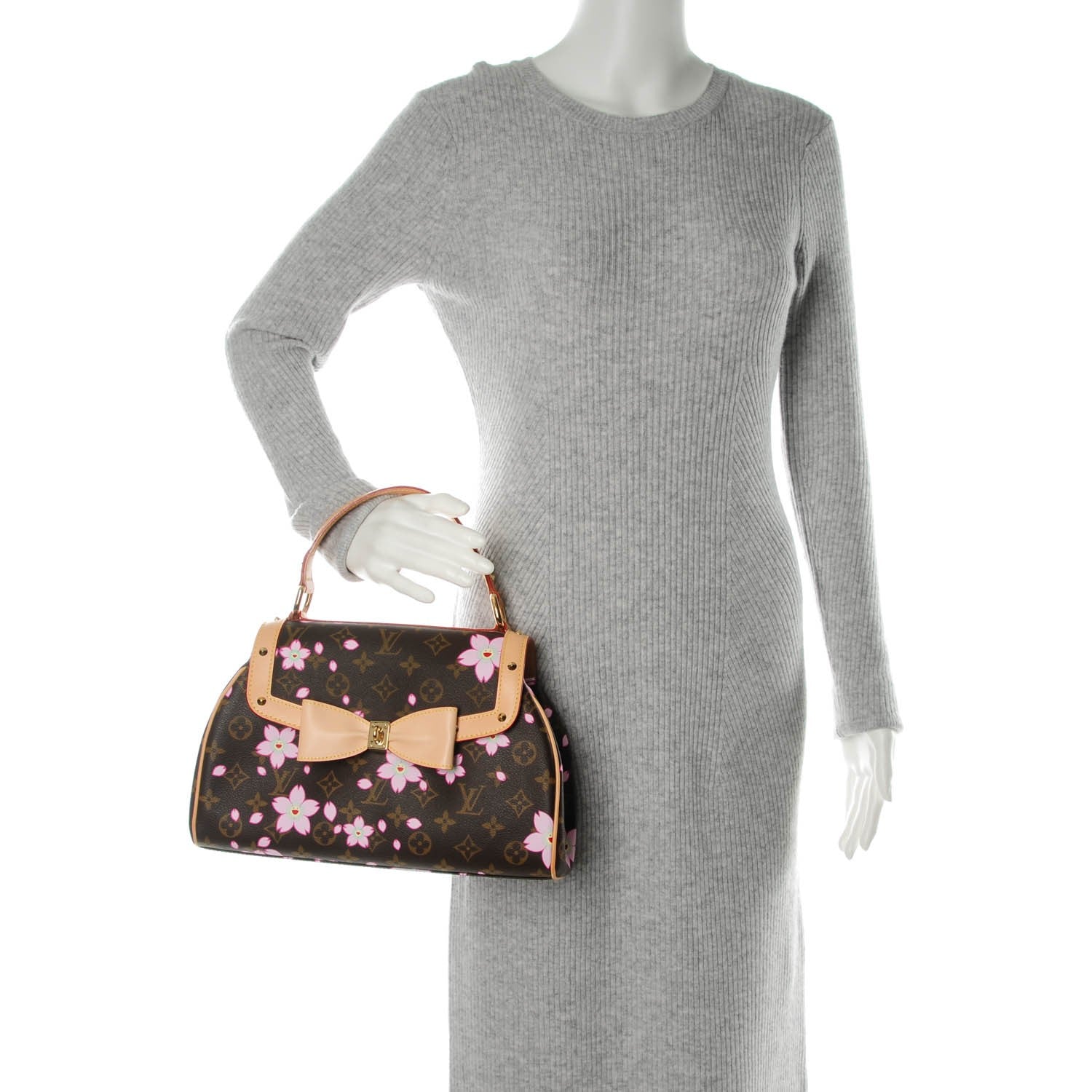 Louis Vuitton Monogram Cherry Blossom Sac Retro Bag Brown 2 of 8