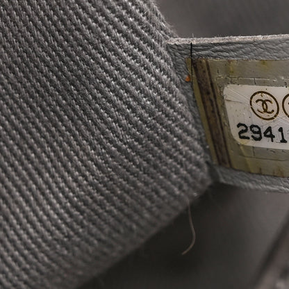 Chanel Caviar Quilted Small Business Affinity Shopping Bag Grey 8 of 13