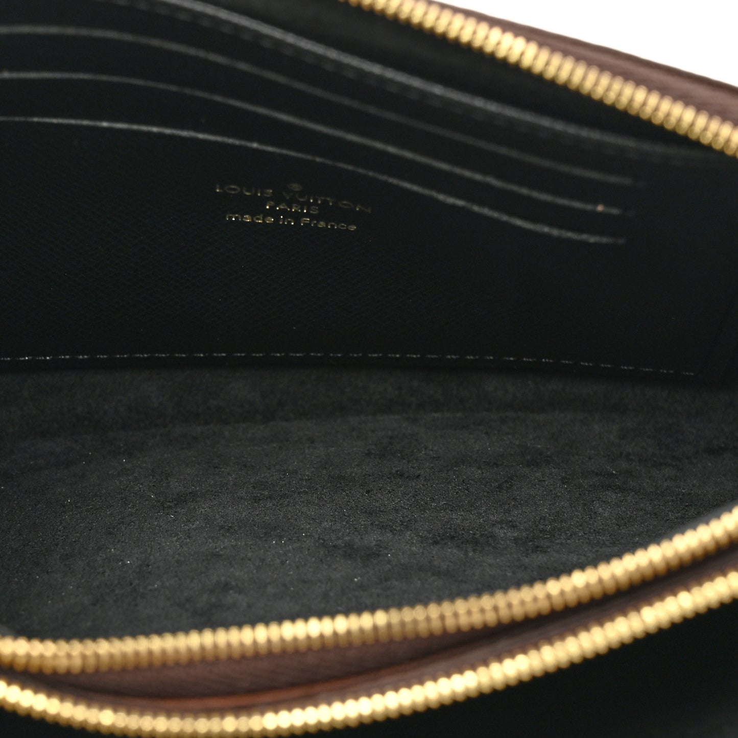 Reverse Monogram Giant Double Zip Pochette