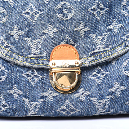 Louis Vuitton Monogram Denim Mini Pleaty Blue 9 of 14