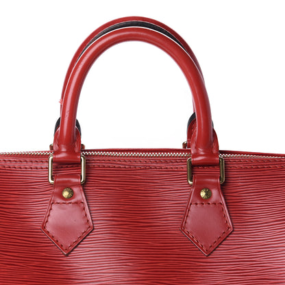 Louis Vuitton Epi Speedy 25 Castillan Red 12 of 12
