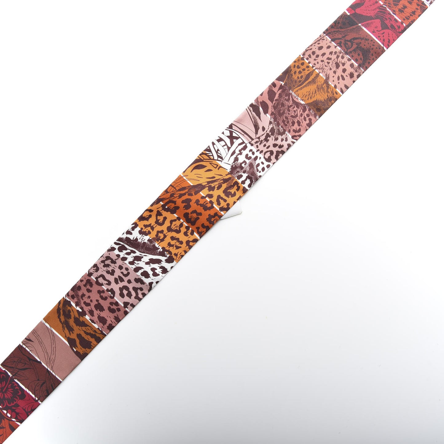 Silk Jungle Love Rainbow Twilly Brun Brique Fauve