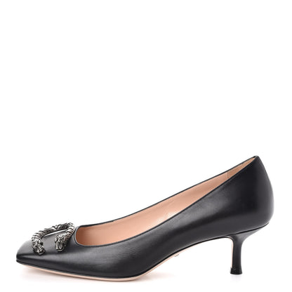 Gucci Lambskin Dionysus Pumps 36.5 Black 1 of 11