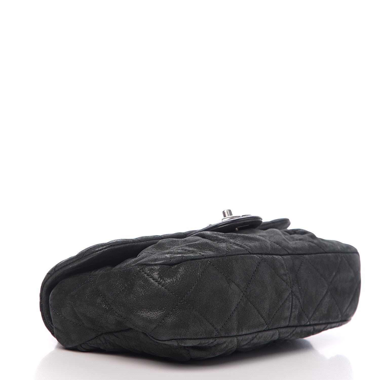 Chanel Iridescent Calfskin Quilted East West Flap Black 3 of 10