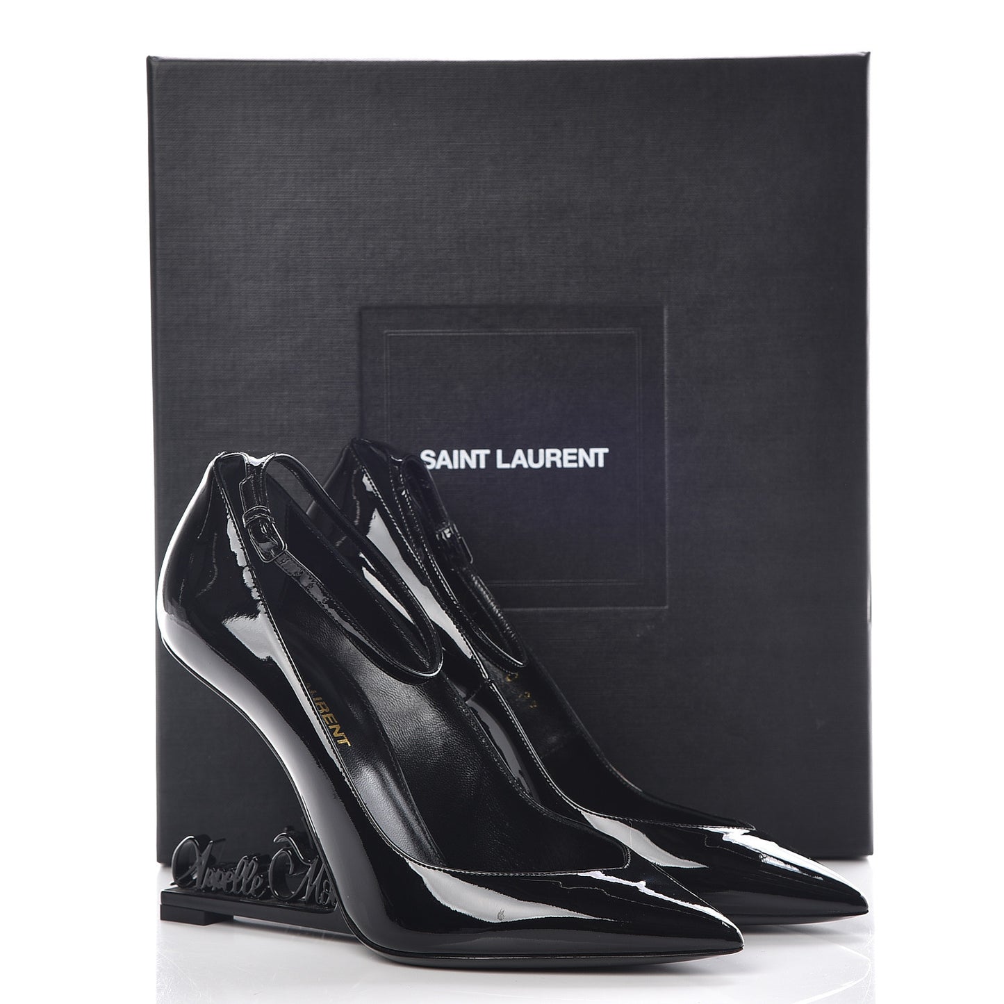 Patent Opyum Appelle Moi Ankle Strap Pump 37 Black