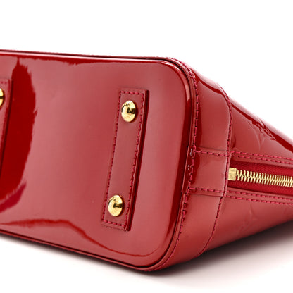 Louis Vuitton Vernis Alma BB Pomme D'Amour 10 of 15