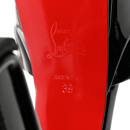 Christian Louboutin Patent Amali Alta 130 Platform Sandals 39 Black 7 of 8