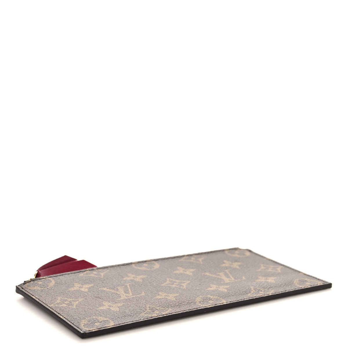 Louis Vuitton Monogram Felicie Chain Wallet Zippered Insert Fuchsia 4 of 6