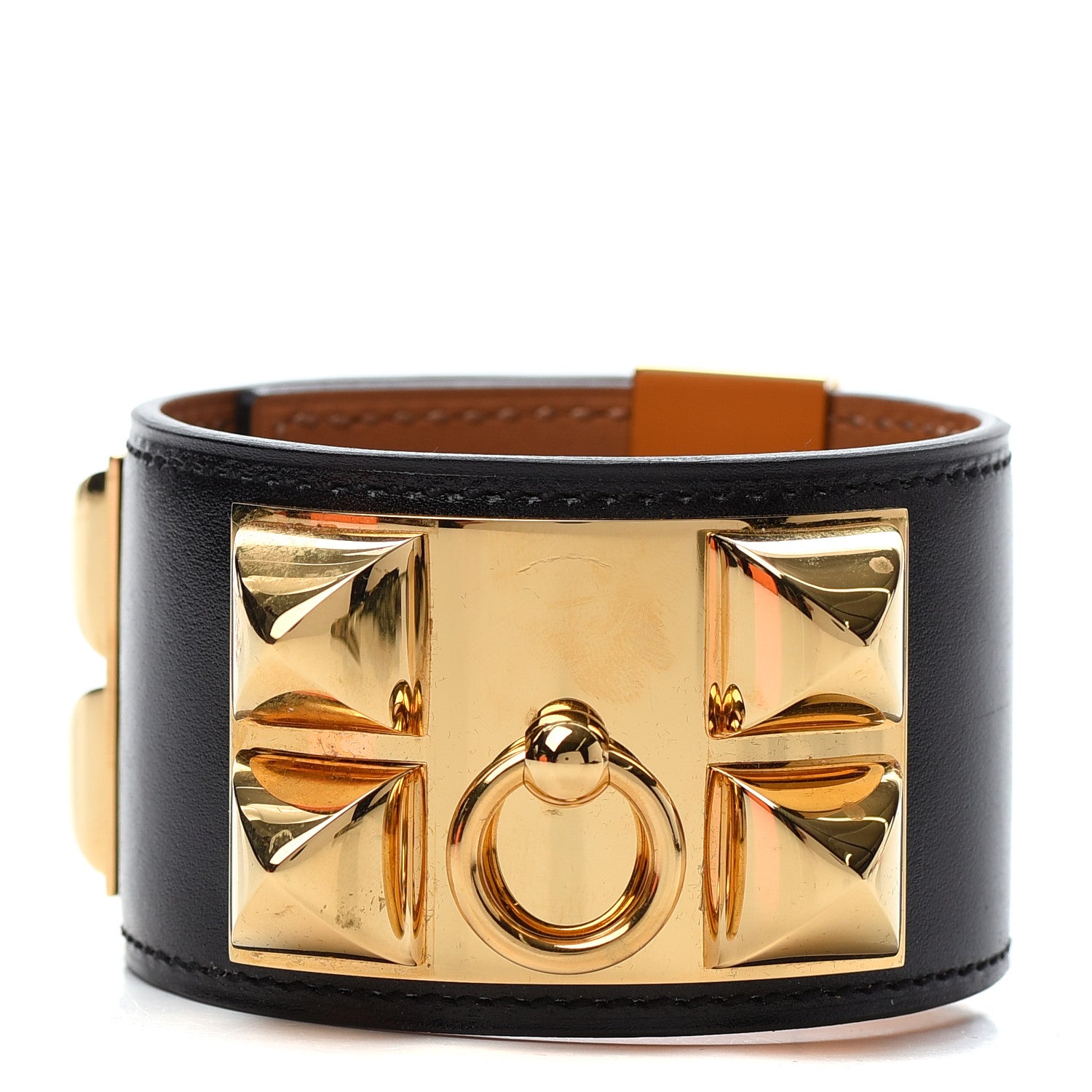 Hermes Box Collier De Chien CDC Bracelet S Black 1 of 6