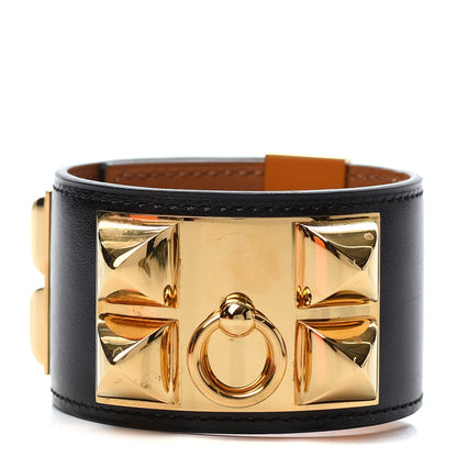 Hermes Box Collier De Chien CDC Bracelet S Black 1 of 6