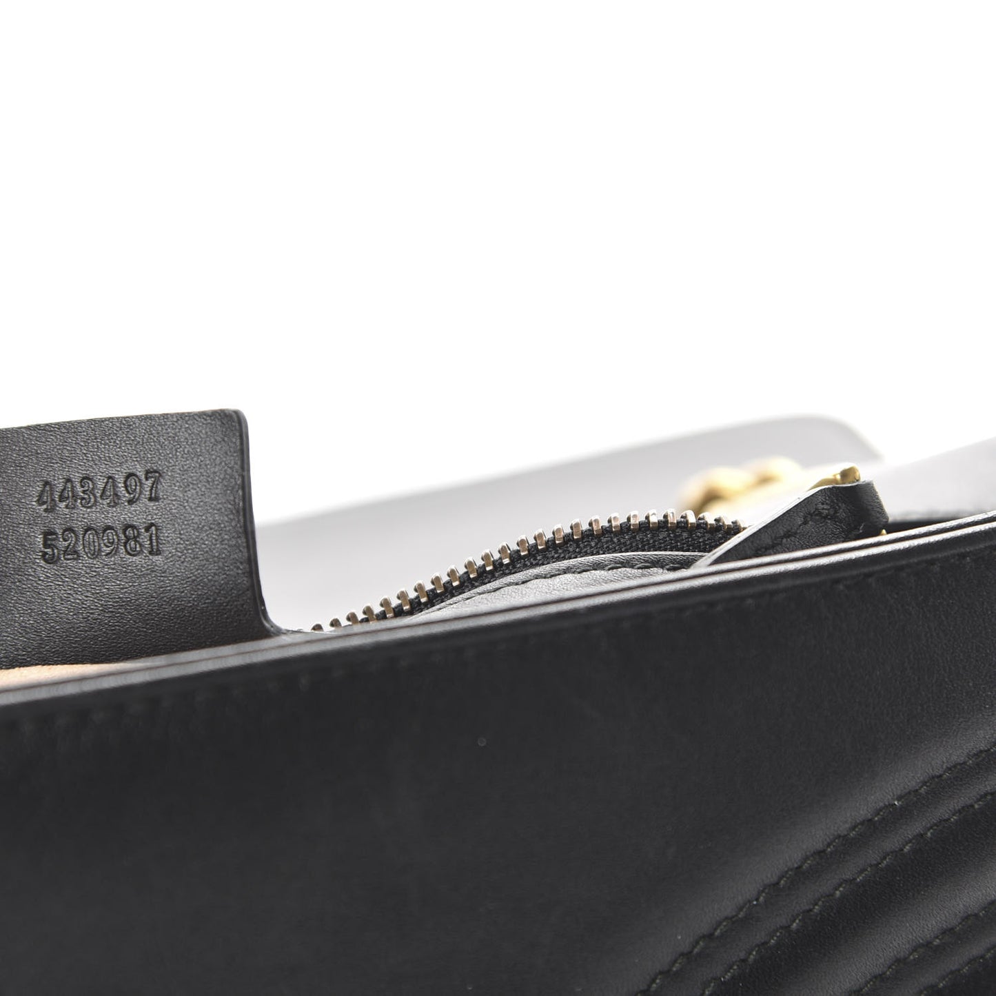 Calfskin Matelasse Small GG Marmont Shoulder Bag Black