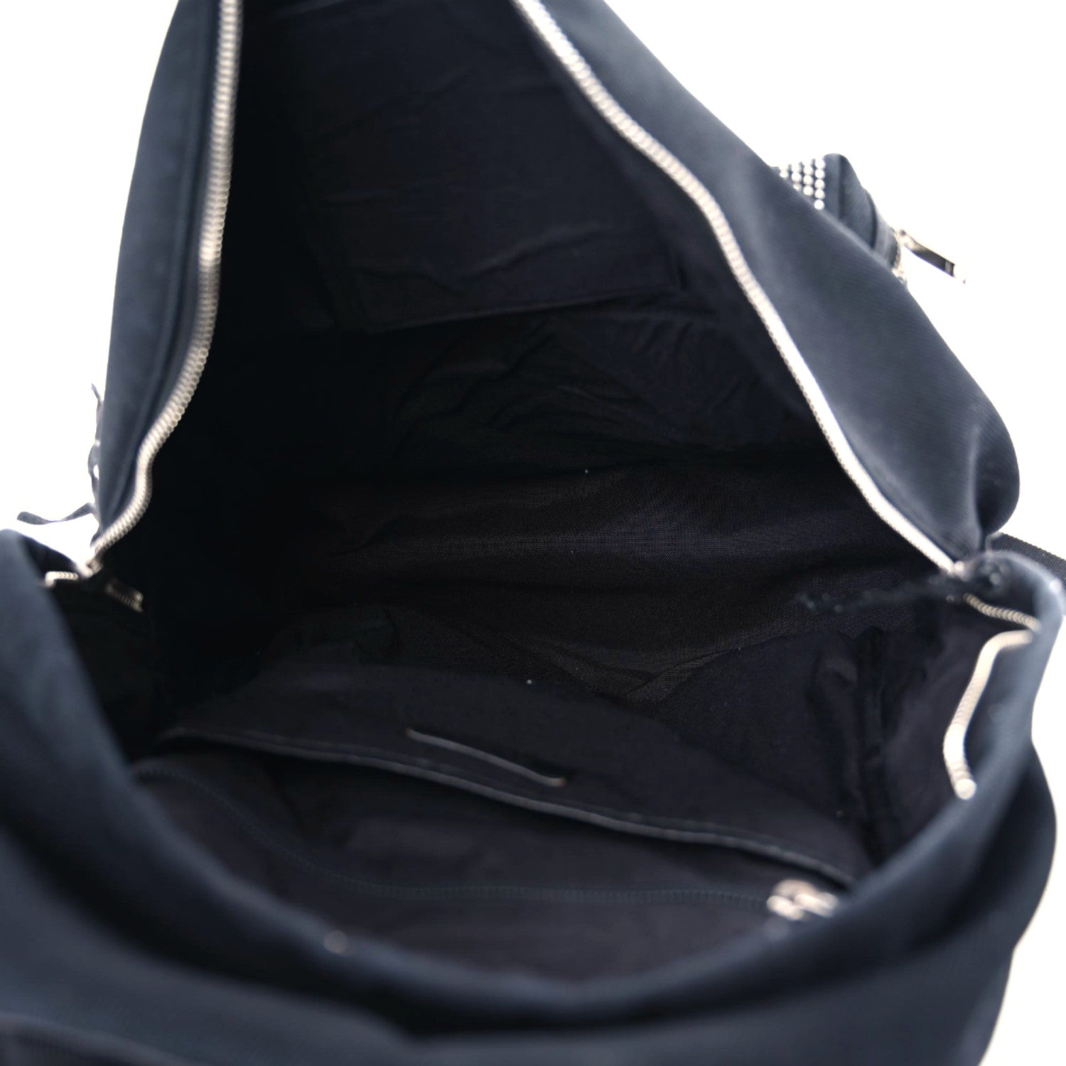 Saint Laurent Canvas City Studded Backpack Black 5 of 15