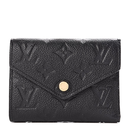 Louis Vuitton Empreinte Victorine Wallet Black 1 of 15