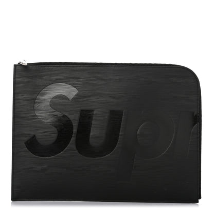 Louis Vuitton X SUPREME Epi Pochette Jour GM Black 1 of 7