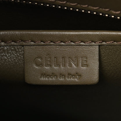 Celine Smooth Calfskin Nano Luggage Khaki 5 of 14