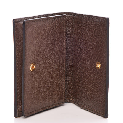 Gucci GG Supreme Monogram Web Ophidia Card Case Beige New Acero 5 of 7