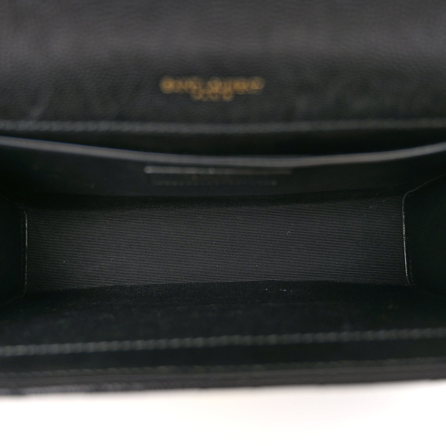 Saint Laurent Grain De Poudre Textured Mixed Matelasse Triquilt Medium Monogram Satchel Black 5 of 9