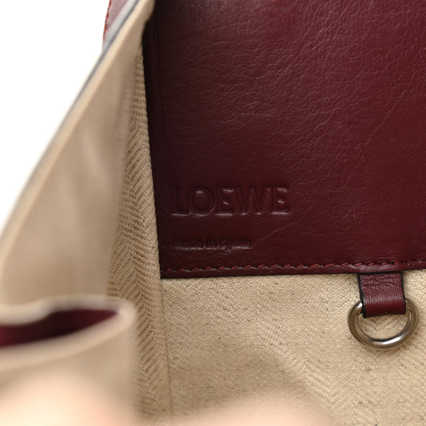Calfskin Small Hammock Shoulder Bag Malbec