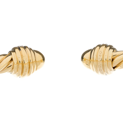 David Yurman 18K Yellow Gold Diamond 5mm Cable Classics Dome Bracelet 4 of 4