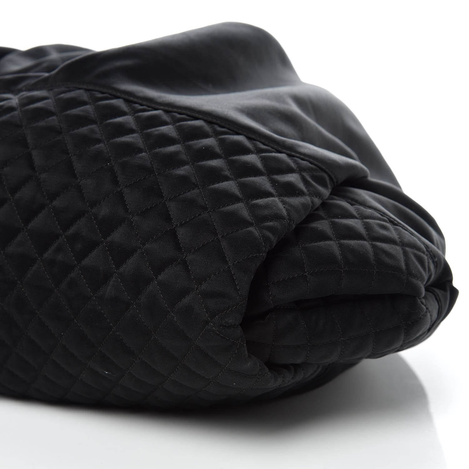 Chanel Satin Melrose Hobo Black 6 of 9