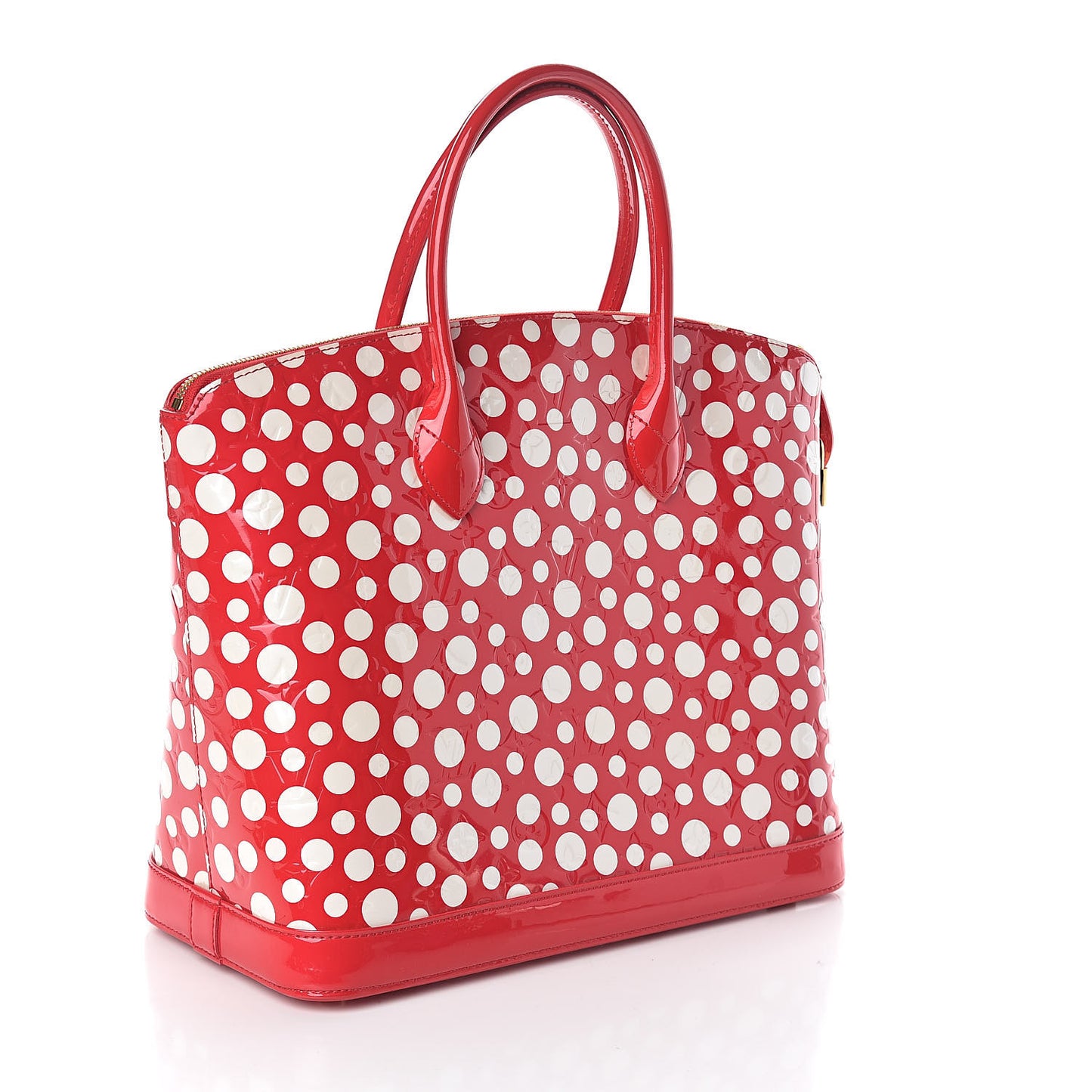 Vernis Kusama Infinity Dots Lockit MM Red