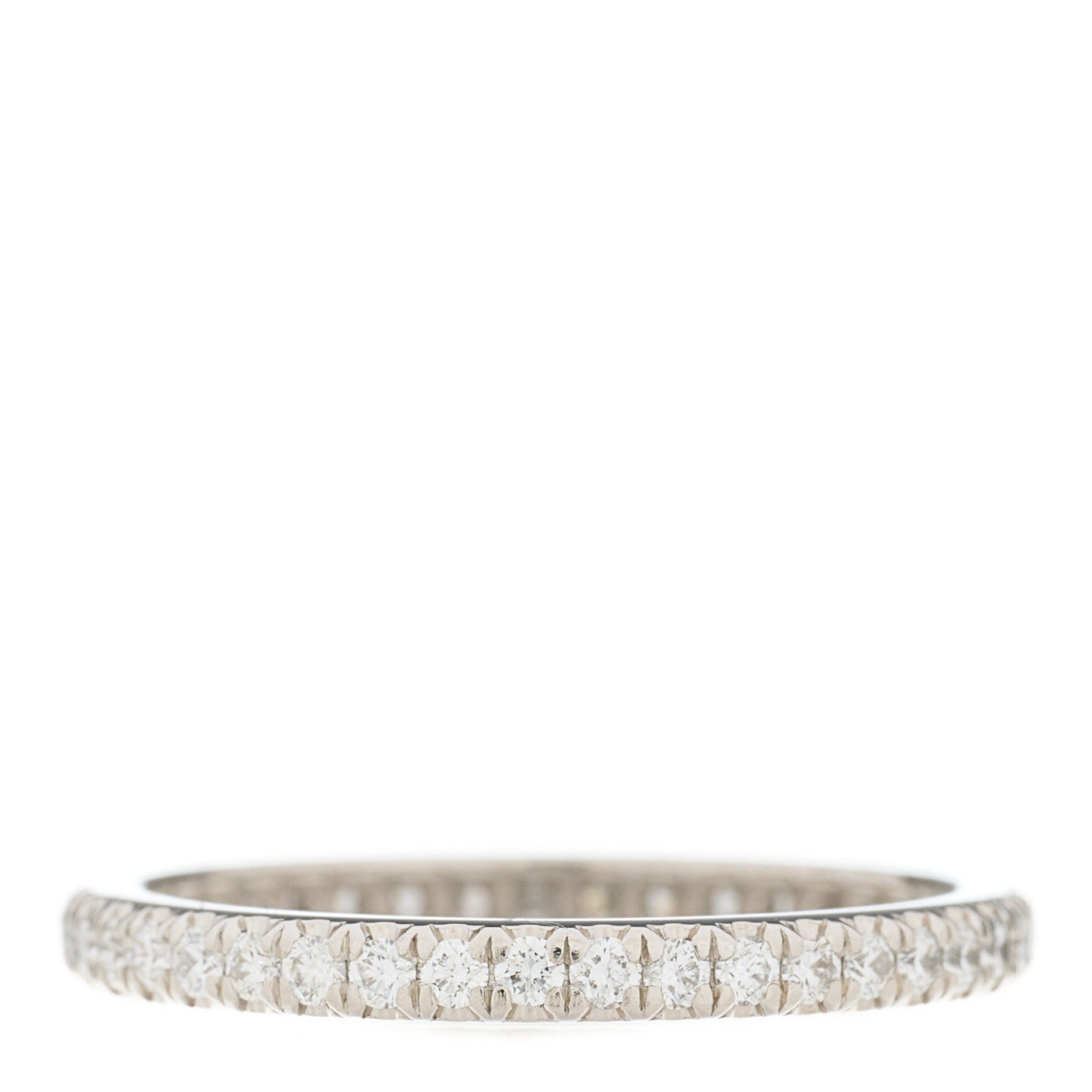 Platinum Diamond .30ctw Soleste Eternity Band Ring 50 5.5