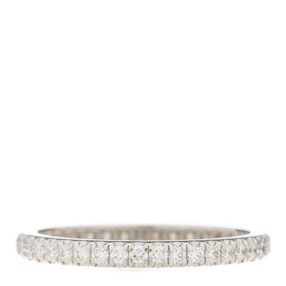 Tiffany Platinum Diamond .30ctw Soleste Eternity Band Ring 50 5.5 3 of 4