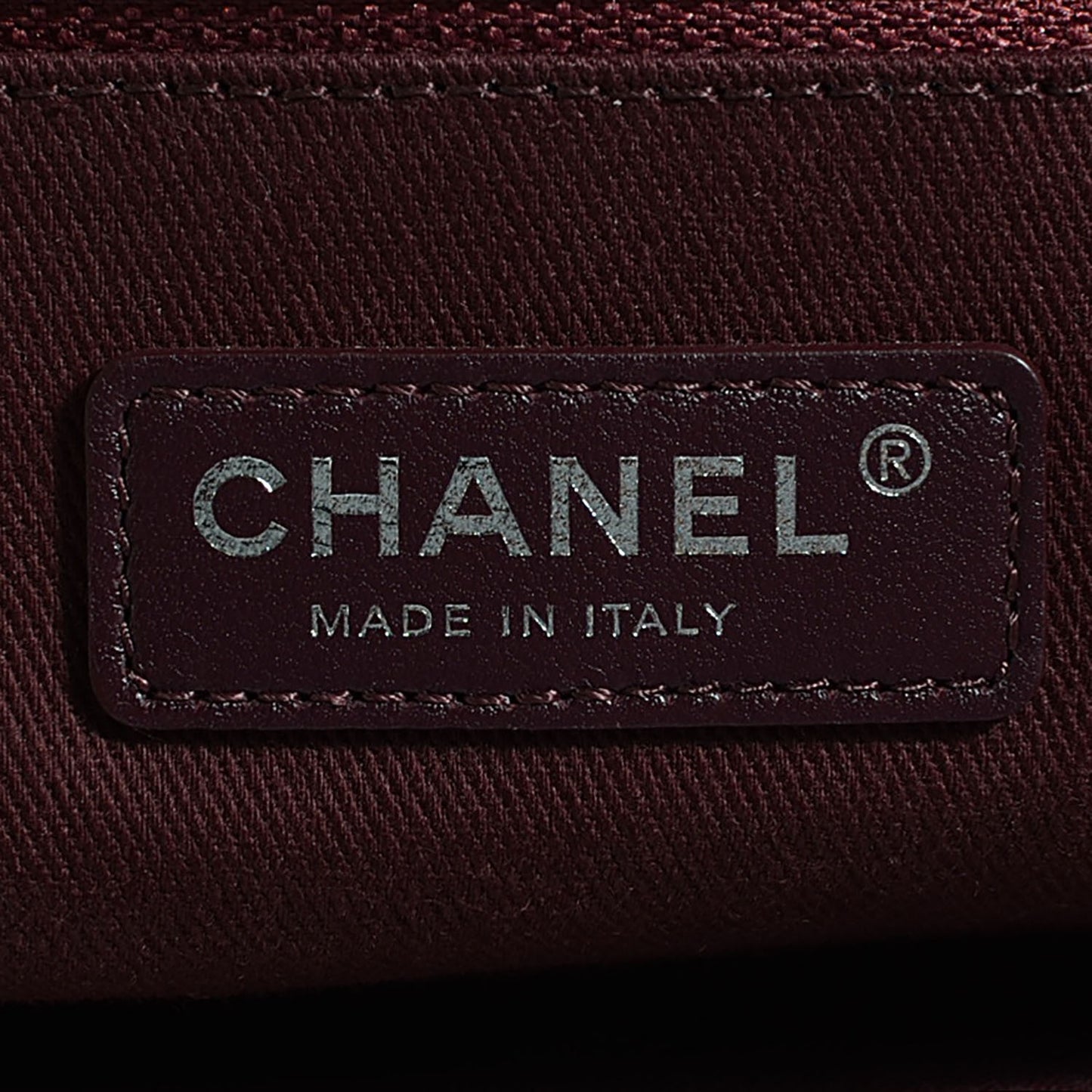 Distressed Lambskin Tote Burgundy