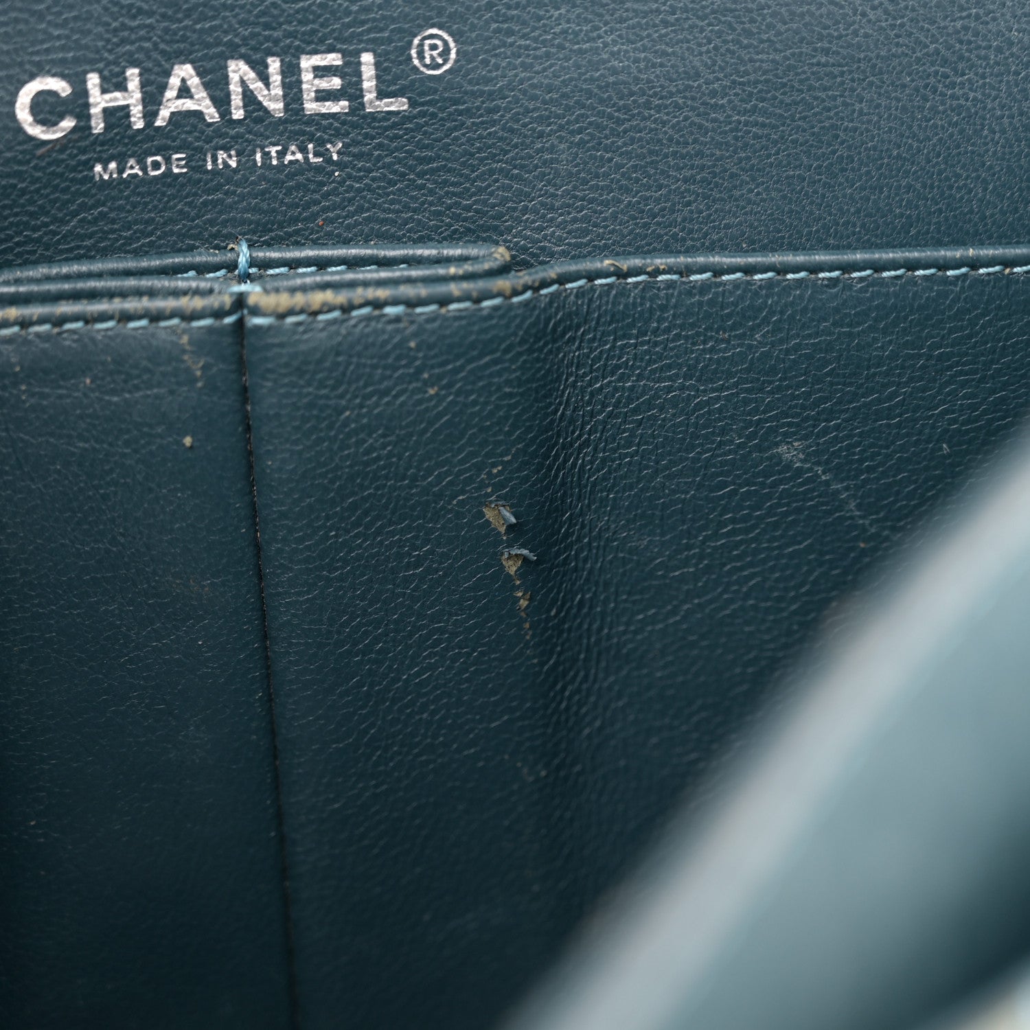 Chanel Patent Quilted 2.55 Reissue 226 Flap Green 11 of 14
