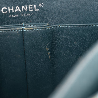 Chanel Patent Quilted 2.55 Reissue 226 Flap Green 11 of 14