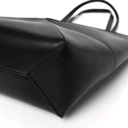 Loewe Shiny Calfskin Medium Puzzle Fold Tote Black 8 of 8